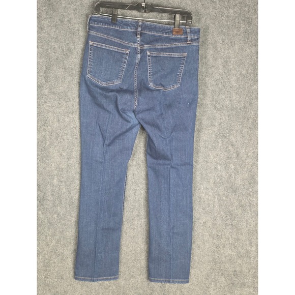 Lauren Ralph Lauren Jeans‎ Womens Size 8 Blue Denim Straight Leg Casual Classic - Picture 2 of 10